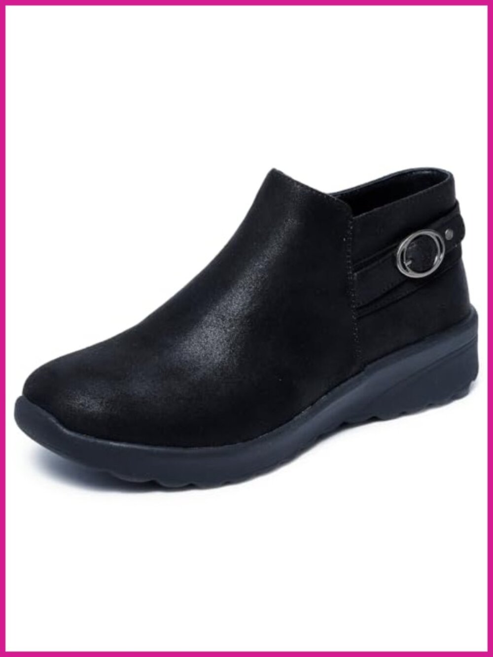 Skechers Lovely Vibe Moonlight Chelsea Ankle Boot Faux Leather Vegan Bootie